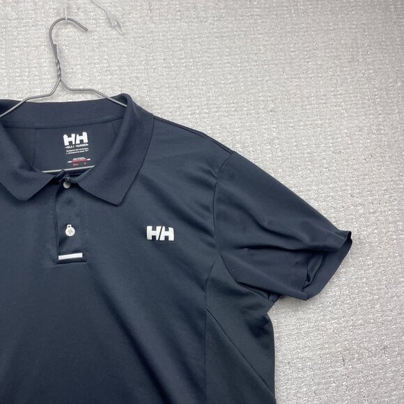 Helly Hansen x Hydro Power Men's Short Sleeve Polo Shirt Size L Dark Blue Preppy - Picture 3 of 15